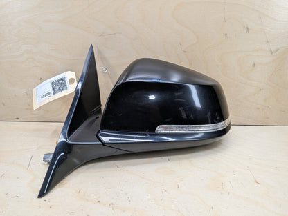 OEM BMW F30 328 330 335 340 Right Passenger Side Mirror Heated Dip SHADOW GLOSS