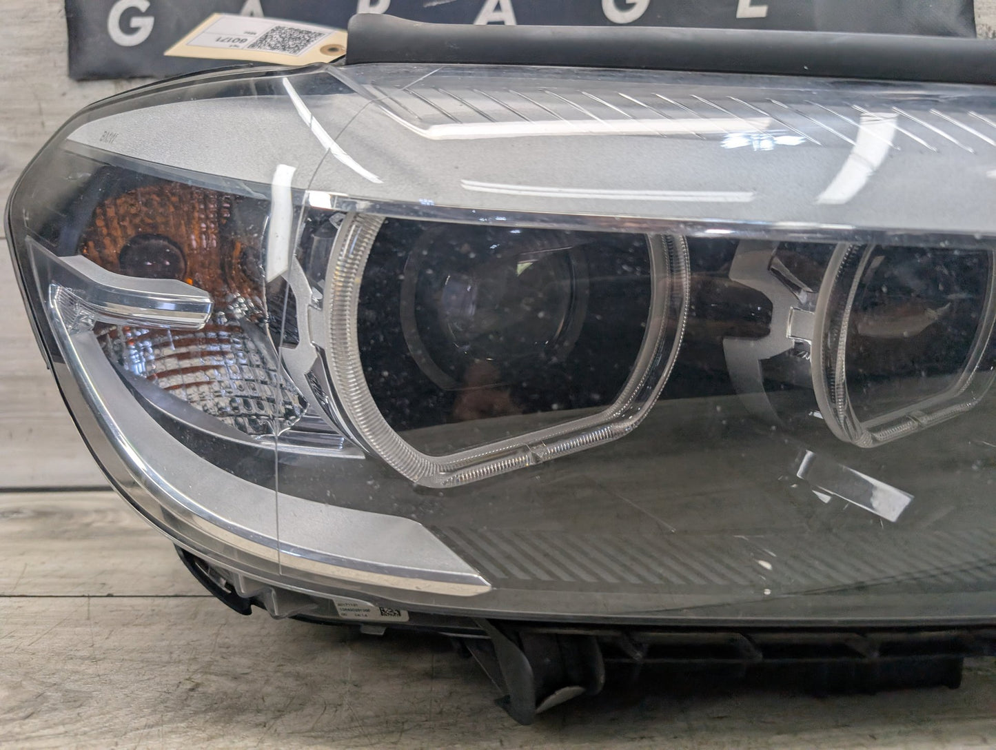 17-19 OEM BMW Front Right Passenger Headlight w/ Modules SET LED AHL