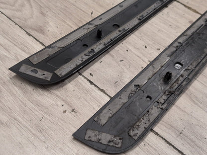 2010-2016 Audi S4 B8 Front Rear Left Right Scuff Plate Door Sill SET 8K0853376 OEM