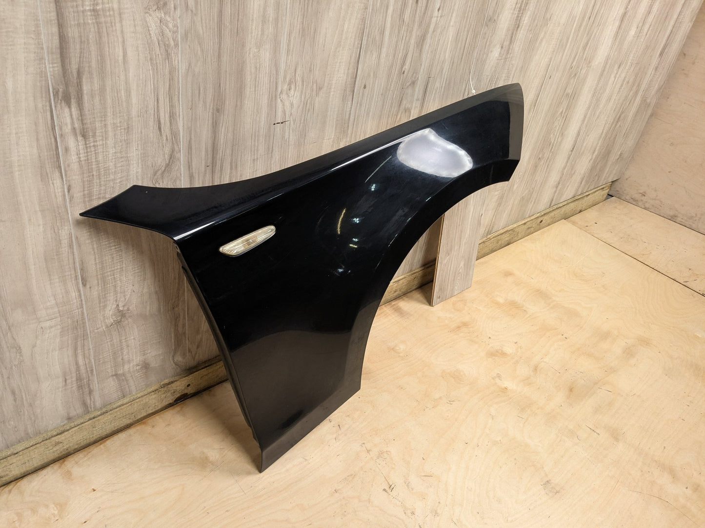 08-13 BMW E82 E88 128i 135i Right Passenger Fender Panel Black SCHWARZ II 668