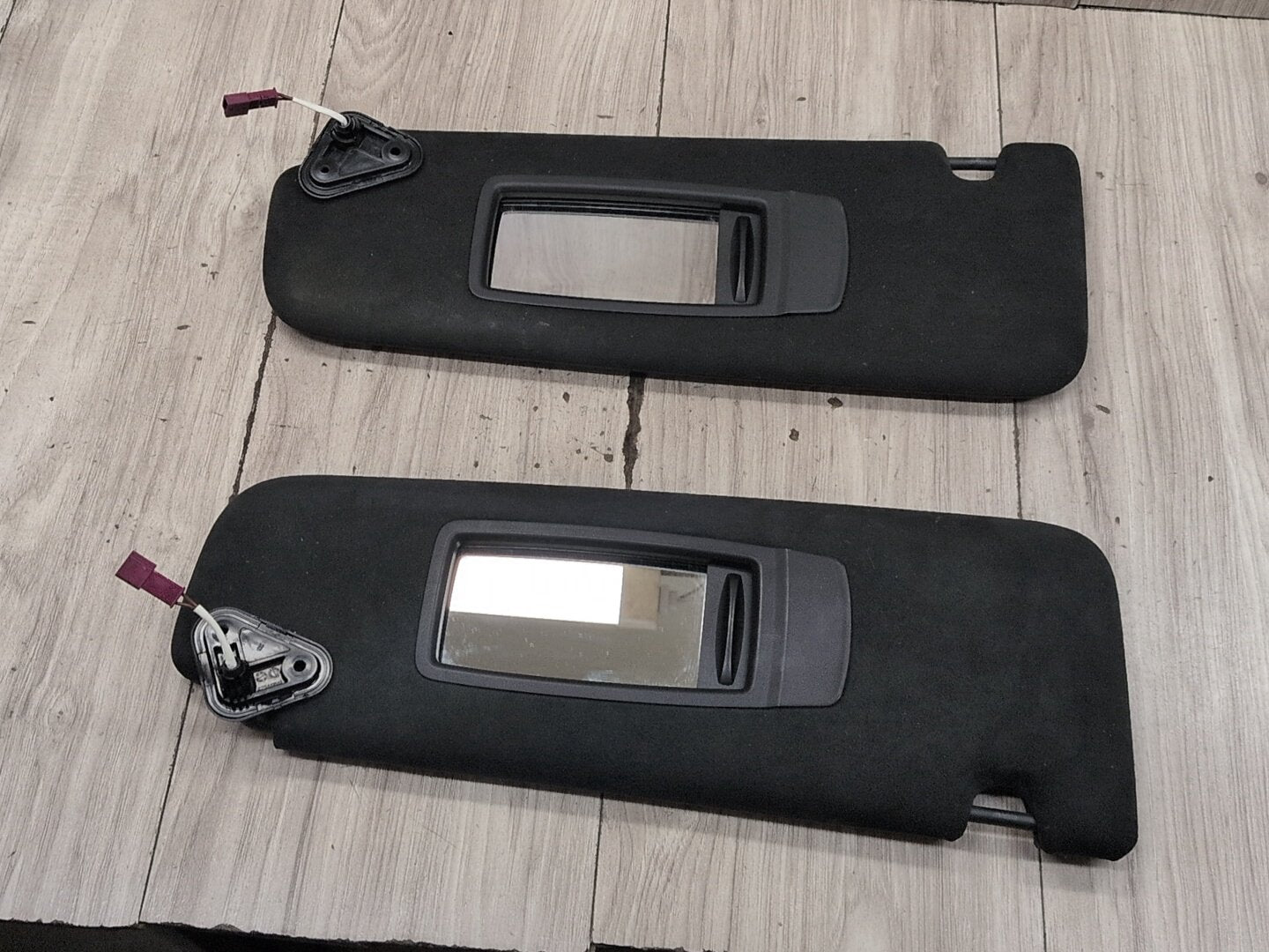 2016-2022 BMW 750i G12 Front Left Right Sun Visor SET 7404382 OEM