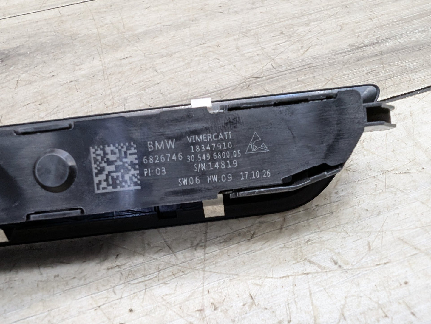 OEM BMW F90 M5 G30 530 540 M550 Front Left Driver Seat Memory Switch Button