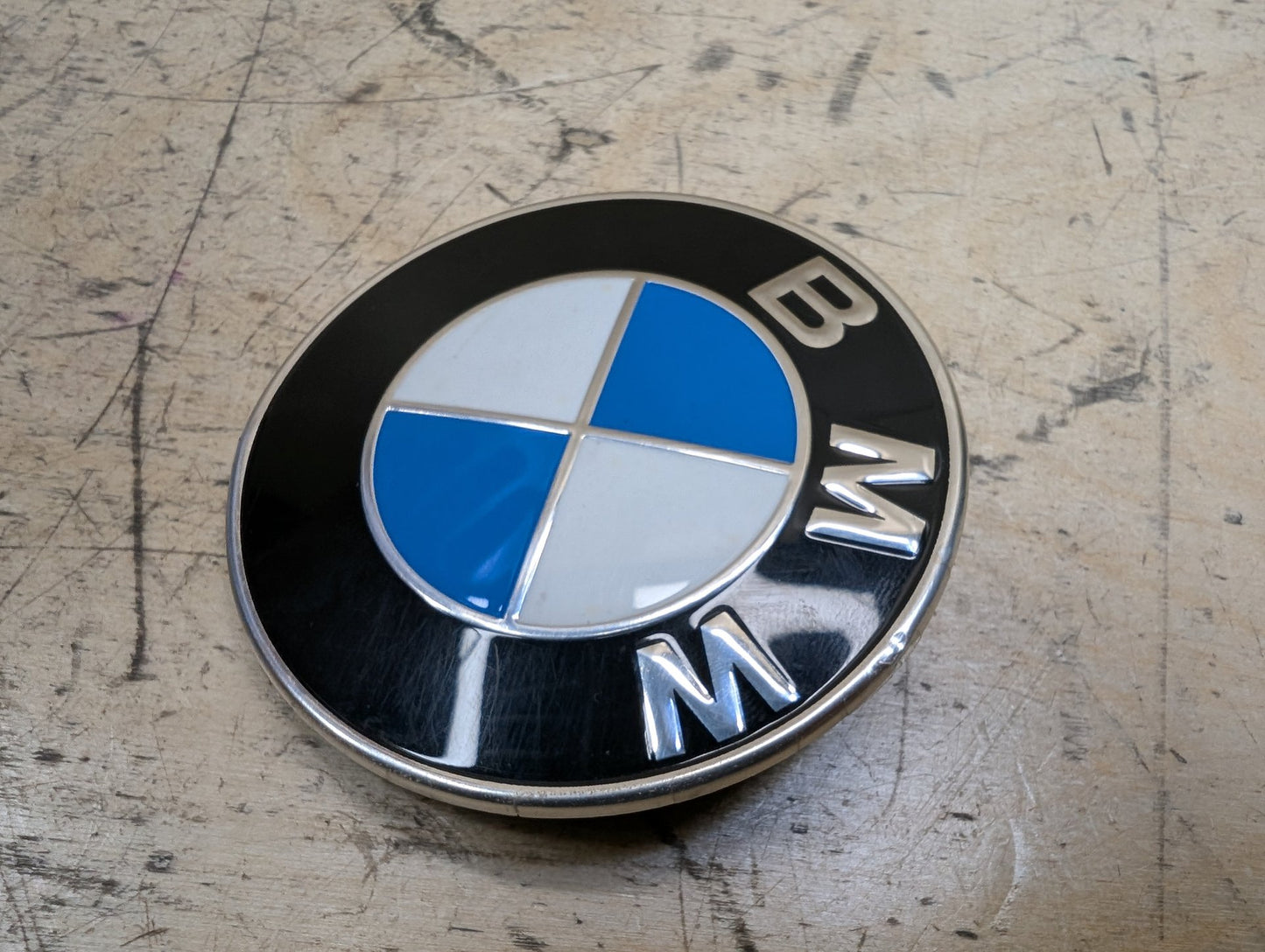 Genuine OEM BMW F39 F90 G20 G30 G80 M3 Bumper Hood Trunk Rear Round Emblem 74mm