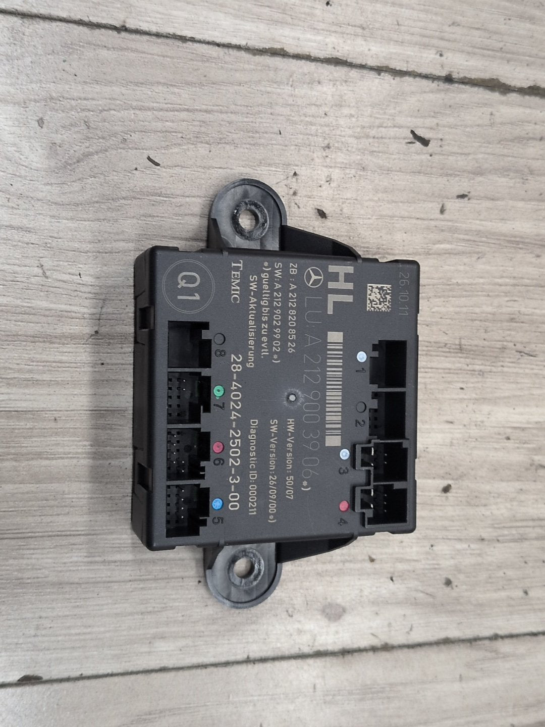 09-12 OEM Mercedes-Benz E550 W212 Rear Left Driver Door Control Module