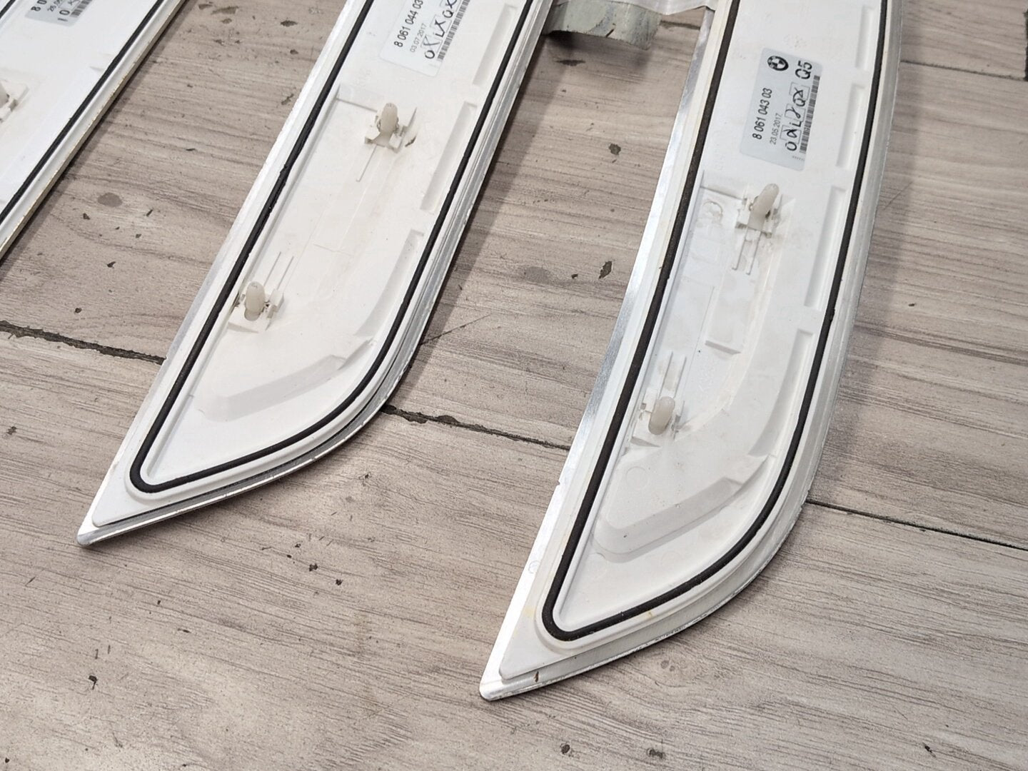2016-2022 BMW 750i G12 Front Rear Left Right Scuff Plate Door Sill SET 8061043 OEM