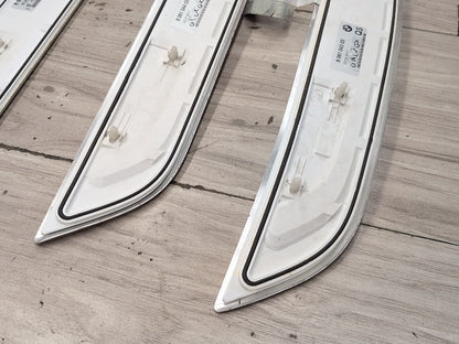2016-2022 BMW 750i G12 Front Rear Left Right Scuff Plate Door Sill SET 8061043 OEM