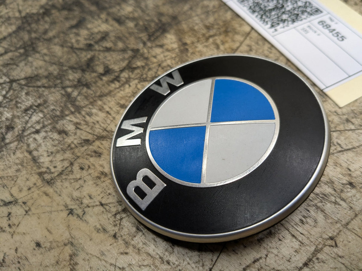 OEM BMW E90 F02 F22 F30 F32 F36 F80 F87 M3 M4 Rear Trunk Lid Round Emblem 74mm