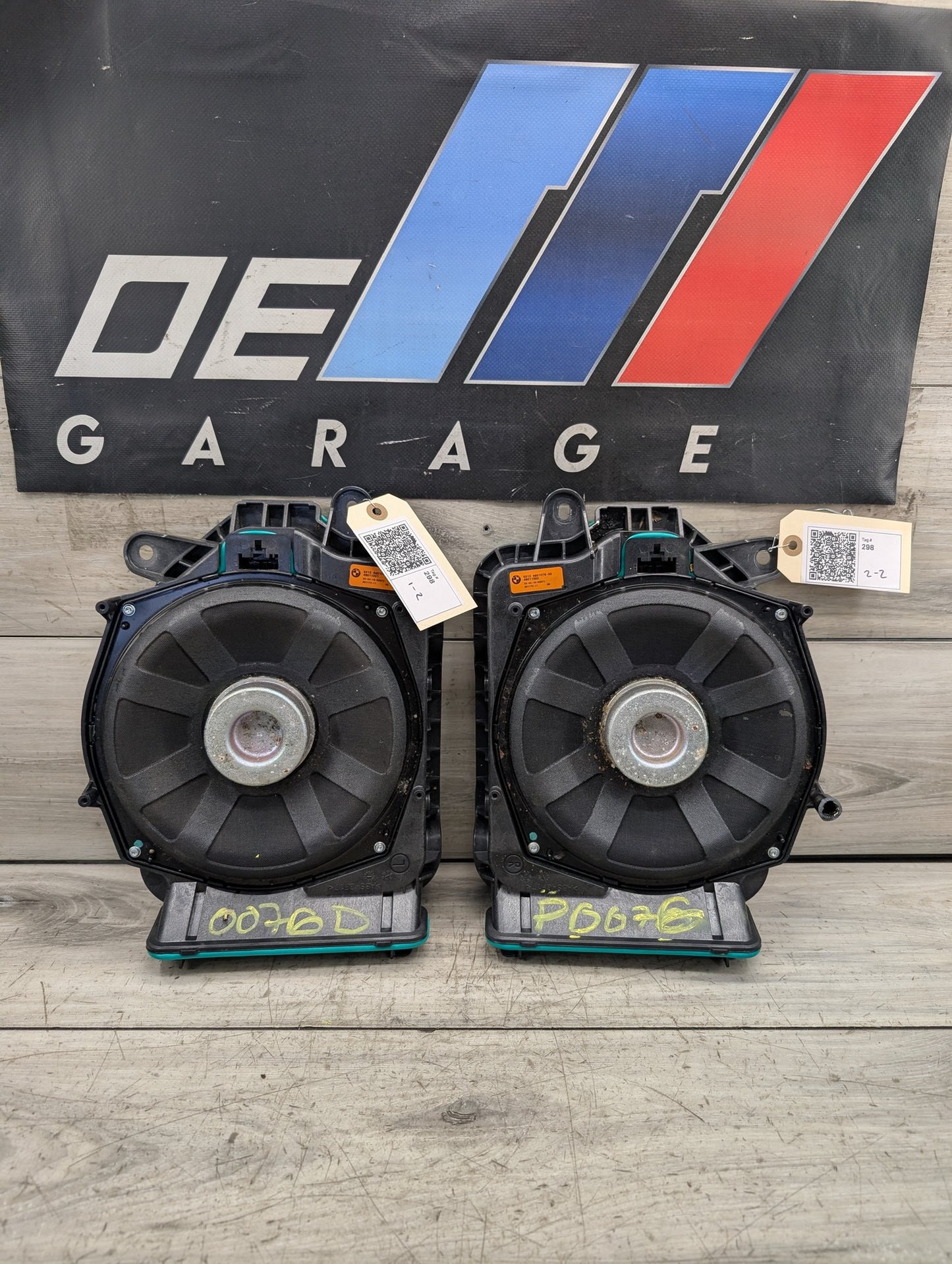 16-19 OEM BMW G30 G12 F90 Front Left Sub Subwoofer Audio Speaker Harman Kardon