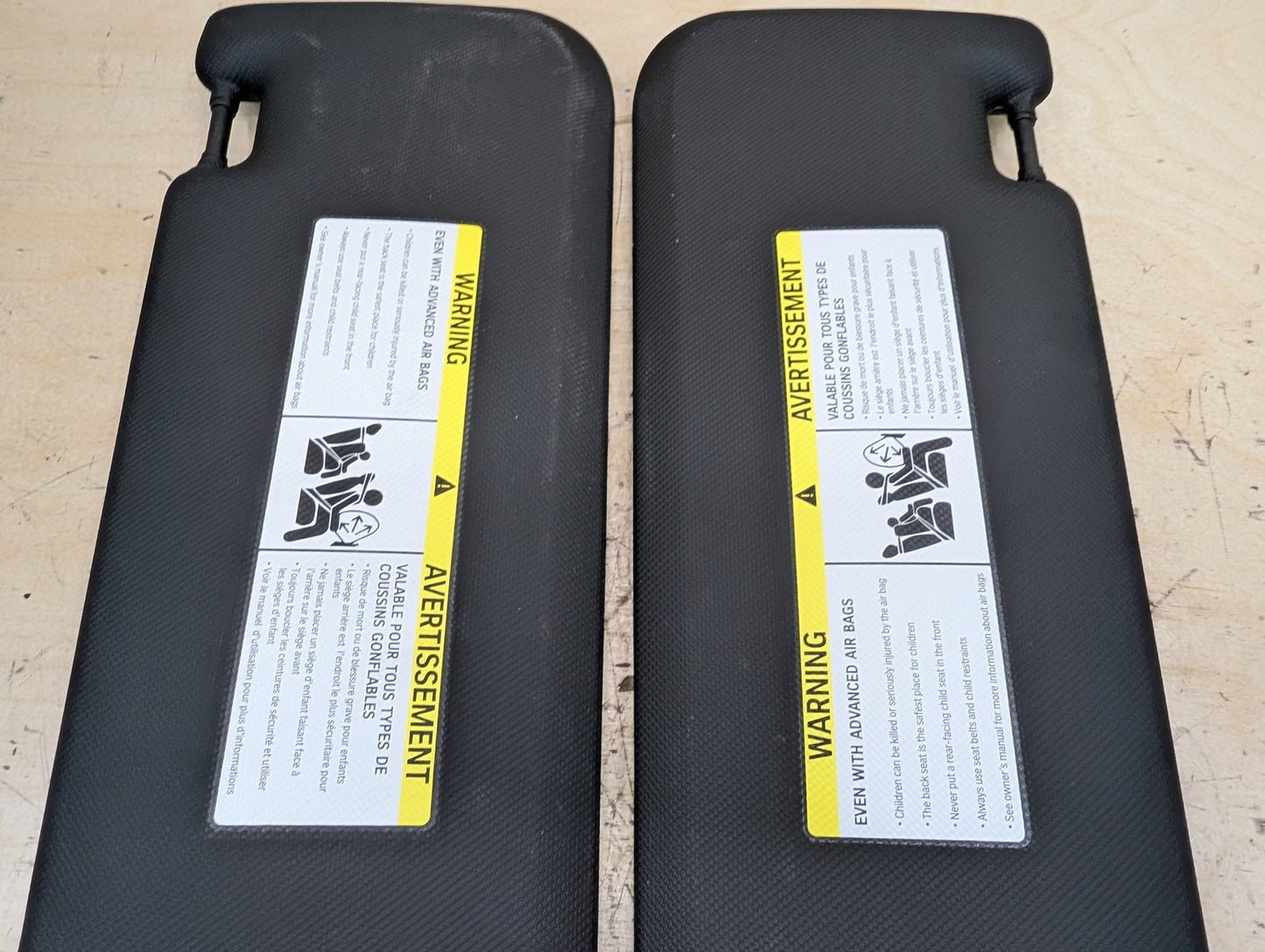 18-21 OEM BMW G01 G02 F97 F98 Right Passenger Side Sun Visor Anthracite Black