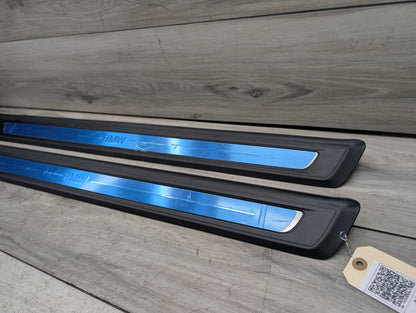 2021-2026 BMW 430i G22 Front Left Right Scuff Plate Door Sill SET 7482719