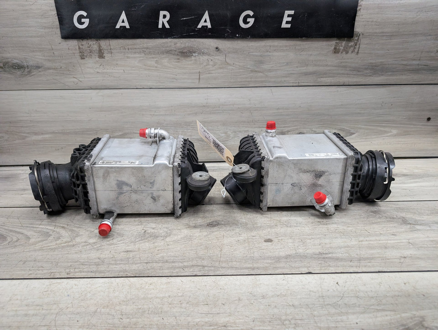 16-19 OEM BMW G30 G12 M550 750 N63R Turbocharger Intercooler Air Cooler SET
