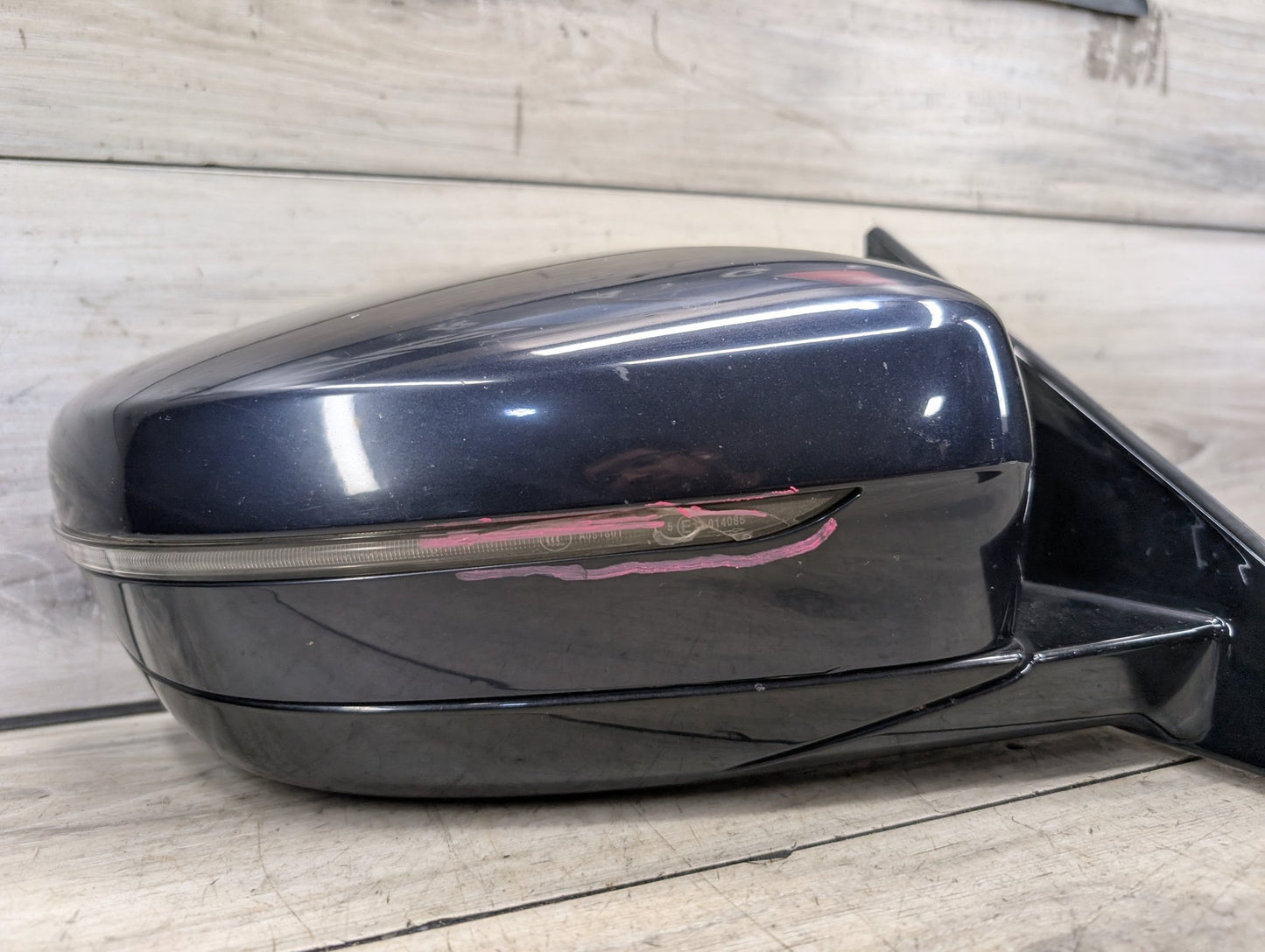 NOTE* OEM BMW G30 540 M550 Right Passenger Side Mirror Blind Spot SHADOW GLOSS