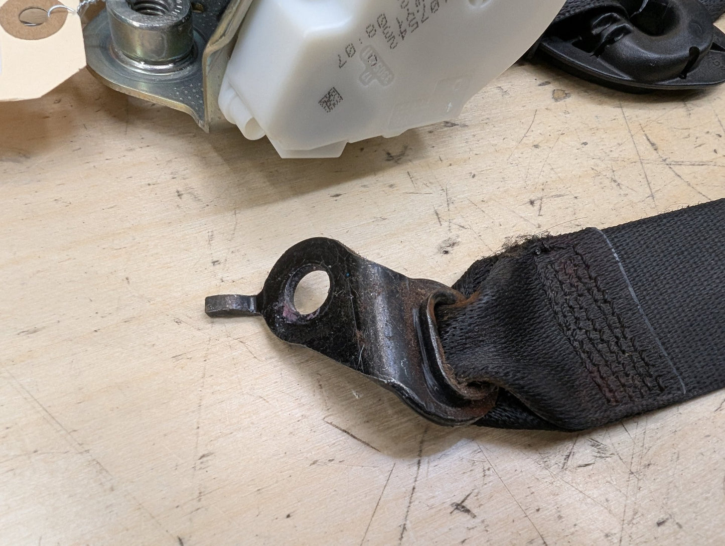 12-20 OEM BMW F30 F36 F80 M3 Front Left Driver Side Seatbelt Retractor Black
