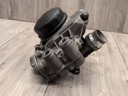 10-17 OEM BMW F01 F07 F10 F12 F25 X3 X4 N55 Engine Oil Filter Housing COOLER