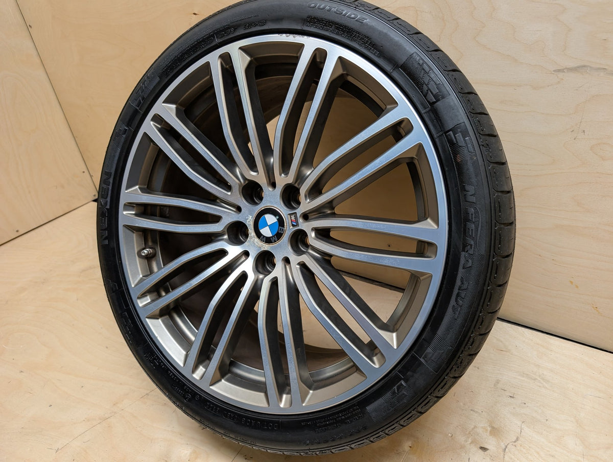OEM BMW BMW G30 530 540 M550 Rear Wheel Rim Style 664M Silver R19x9" ET44