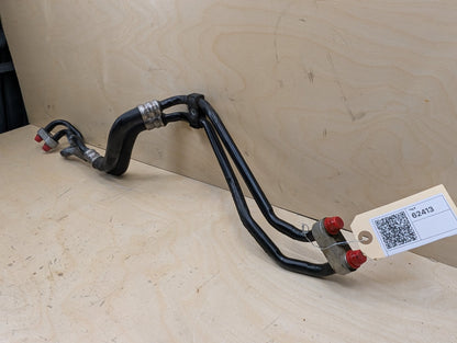 2012-2018 BMW F30 335i N55B30M0 Engine Oil Cooler Line Return Flow SET 7639449