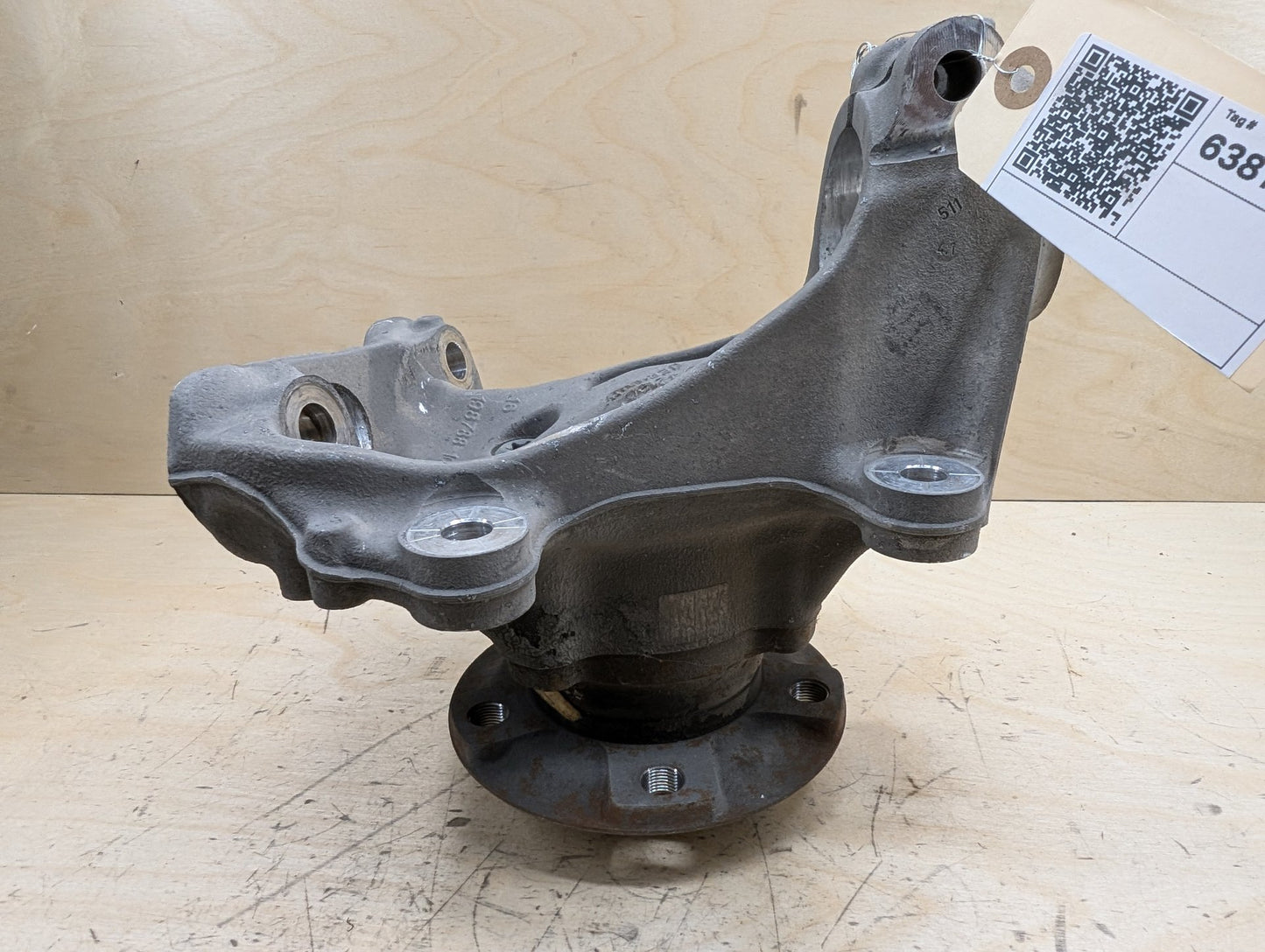 12-18 OEM BMW F30 F31 Sedan RWD Front Right Hub Knuckle Wheel Bearing Carrier