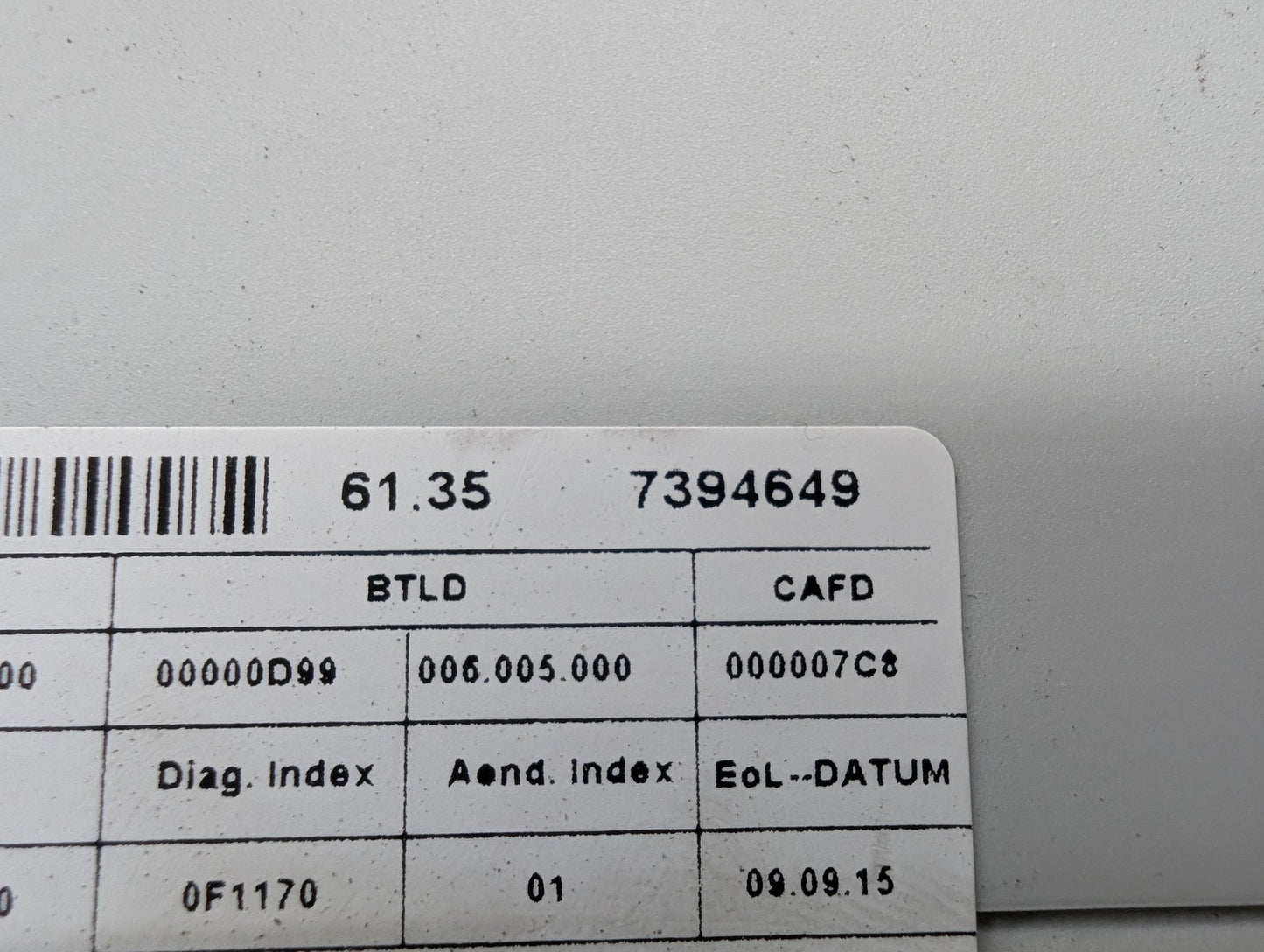 OEM BMW F10 F07 F01 F02 F25 F26 Trunk Lid Tailgate Lift Control Unit Module