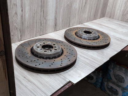 2017 BMW X6 F86- Front Left Right Brake Disc Rotors SET