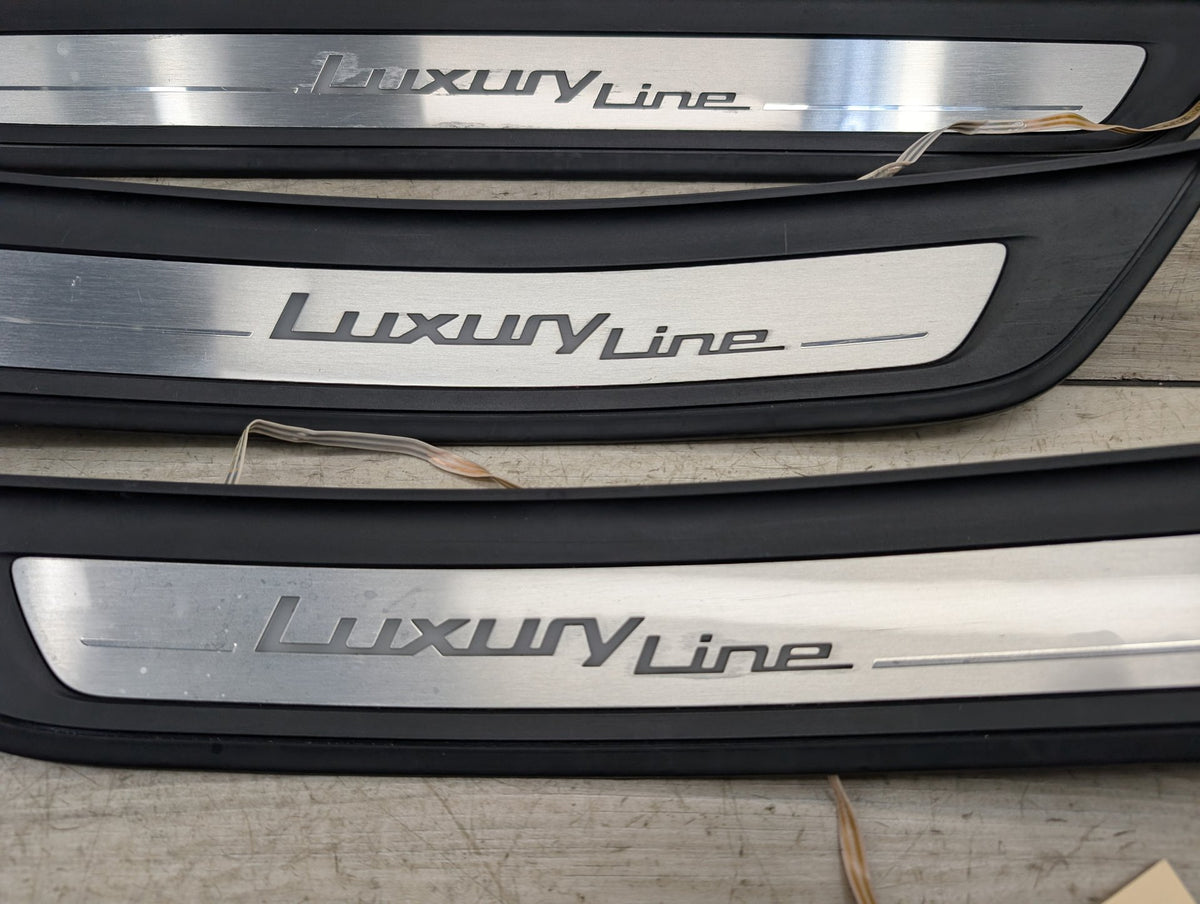 2017-2023 BMW 530i G30 Front Rear Left Right Scuff Plate Door Sill SET 7405773 OEM