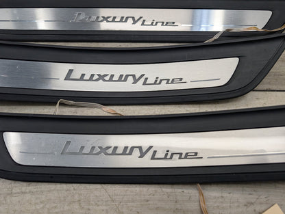 2017-2023 BMW 530i G30 Front Rear Left Right Scuff Plate Door Sill SET 7405773 OEM
