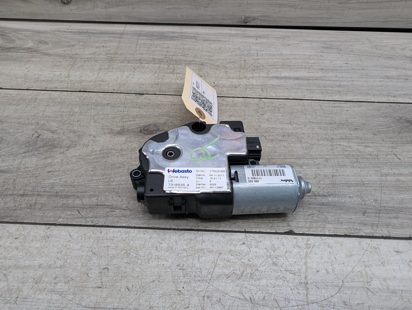 2017-2023 BMW 530i G30 Sunroof Sun Roof Glass Motor 7316535