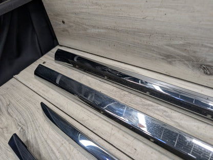 2016-2022 BMW 750Li G12 Front Rear Left Right Exterior Door Trim Molding SET 7397869