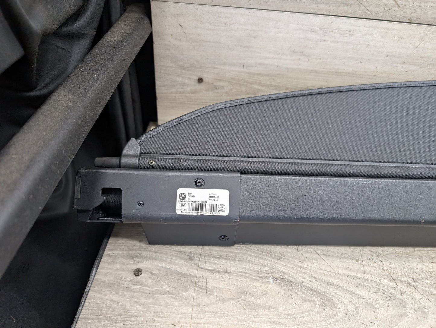 OEM BMW G01 F97 X3 X3M Rear Trunk Luggage Cover Trim Sun Shade Blind Roller