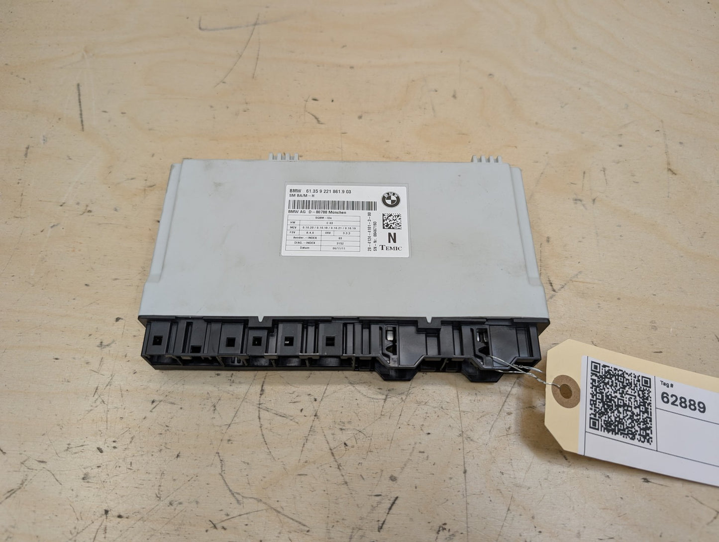 11-13 OEM BMW E88 E90 E92 135 328 335 Front Electric Seat Memory Control Module