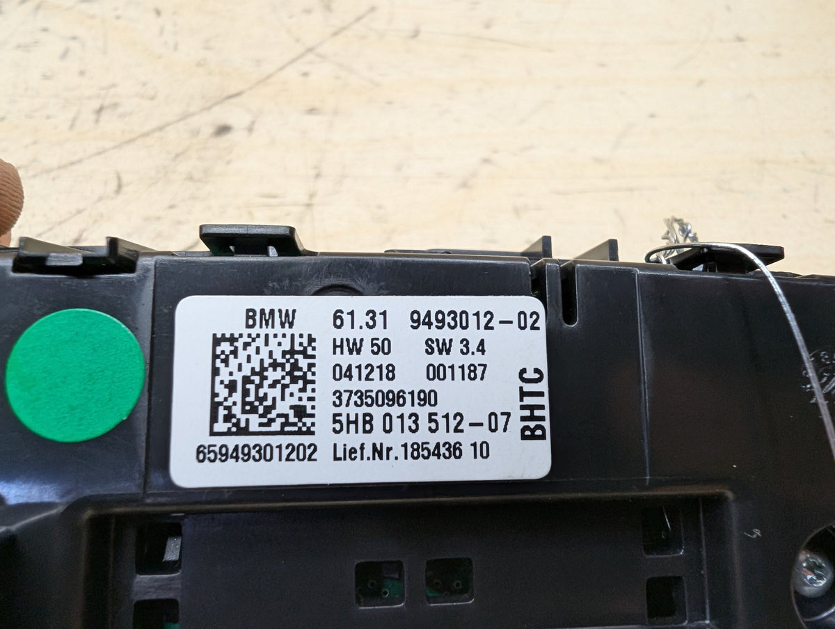 OEM BMW G20 G22 G23 G26 G80 G82 G83 Rear AC Air Climate Control Switch Module