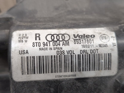 08-12 OEM Audi A5 S5 Front Right Passenger Xenon Headlight w Modules 8T0941004AM