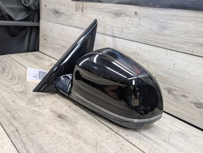 18-24 OEM BMW G01 X3 Left Driver Side Mirror Heated Memory Auto Dip SHADOW GLOSS