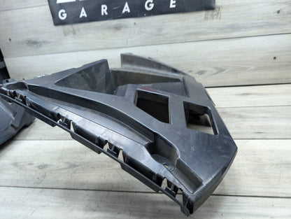 15-18 OEM BMW F86 X6M Rear Right Passenger Bumper Support Brackets Mounts Guides