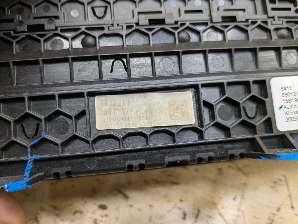 16-22 OEM BMW G11 G12 740 750 M760 AC Climate Panel Radio Control Switch CERAMIC