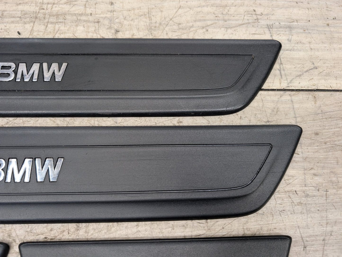 2011 - 2017 BMW X3 F25 Front Rear Left Right Scuff Plate Door Sill SET 7205811 N20B20A