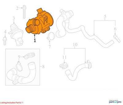 OEM BMW F10 F25 F30 F32 F33 Engine N20 N26 Auxiliary Cooling Electric Water Pump