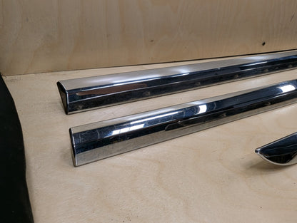 2016-2022 BMW 750i G12 Front Rear Left Right Exterior Door Trim Molding SET 7364354