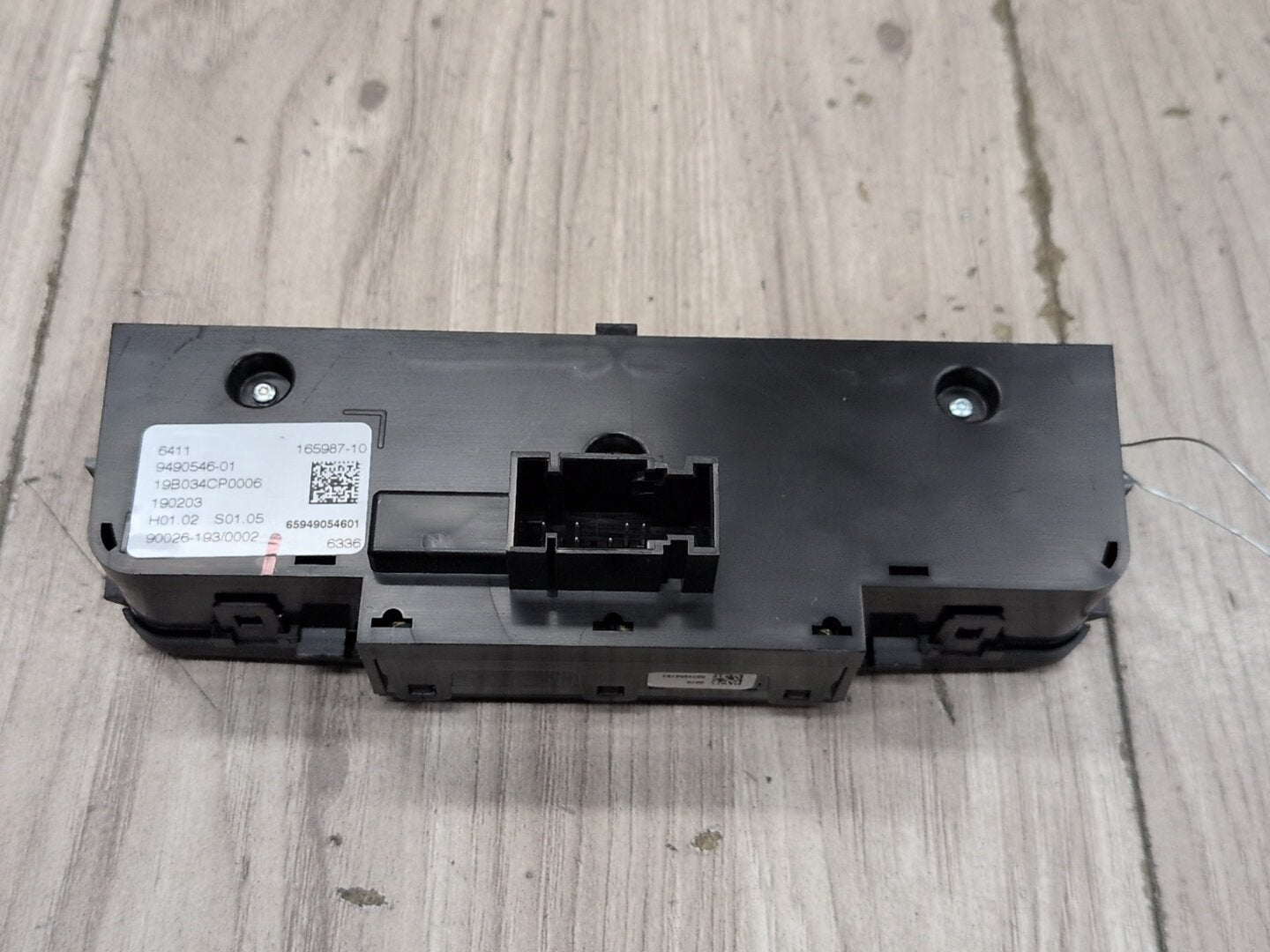 2019 - 2026 BMW X5 G05 Rear AC Heater Climate Control Switch 9490546 N63B44M3