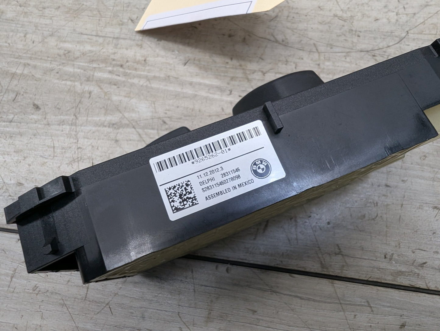 2011 - 2017 BMW X3 F25 Front Right Passenger Seat Control Switch 9265262 N20B20A