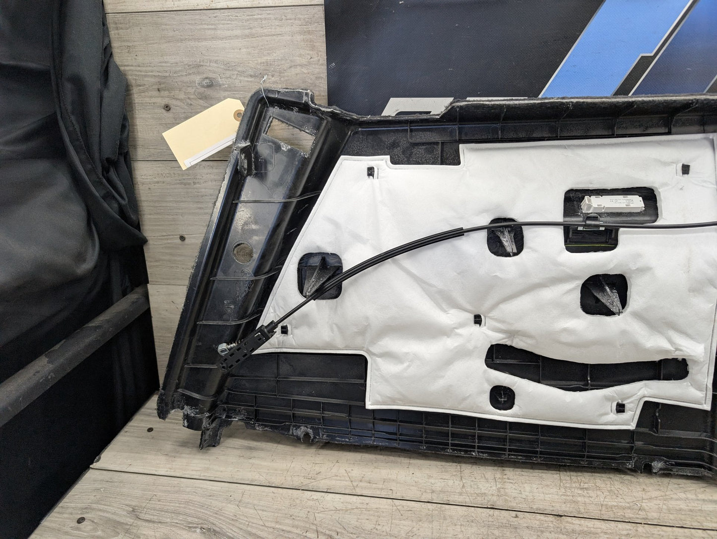 2019-2023 BMW X5M F95 Rear Trunk Left Cover Trim Panel Black 5A0B5C7 OEM