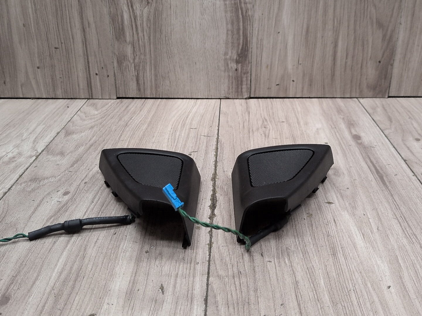 2011-2016 BMW 535i F10 Front Left Right Door Triangle Corner Speaker Assemblys SET 9175695