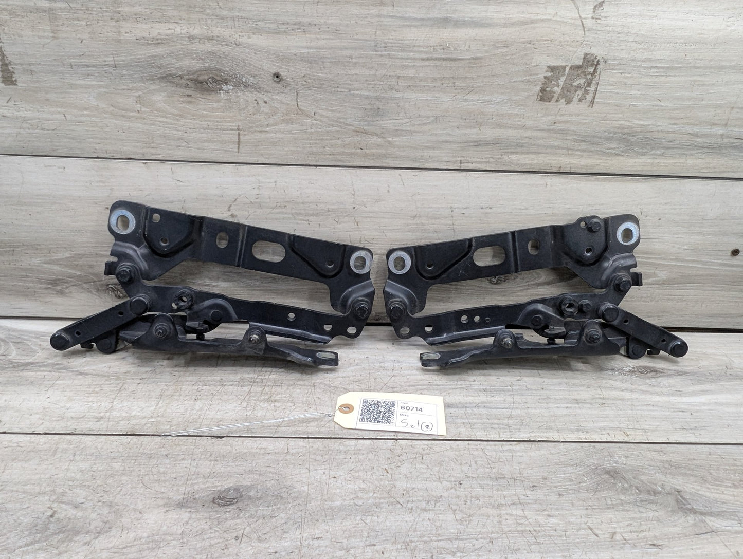11-16 OEM BMW F10 528 535 550 M5 Front Left Right Bonnet Hood Hinges SET