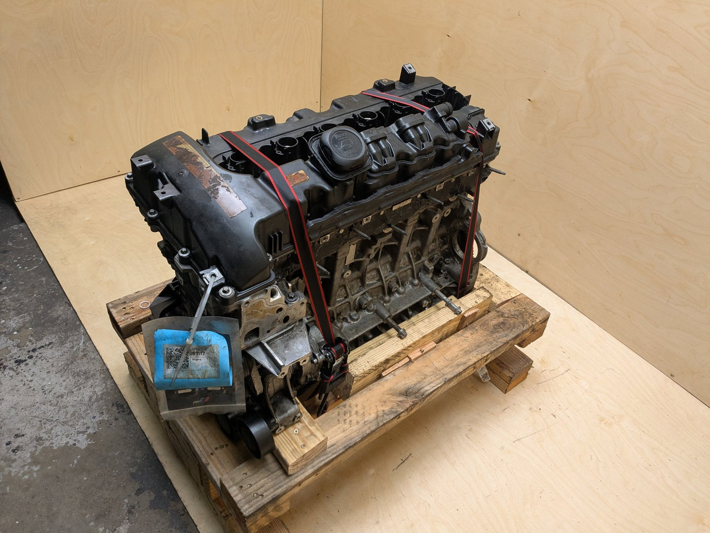 Video! 07-09 OEM BMW E88 E92 E93 E90 Long Block 8 Bolt N54 RWD ENGINE MOTOR 163k