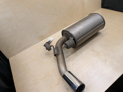 14-17 BMW F30 328d Diesel Rear End Exhaust Muffler W Tip Unit 8512641 OEM