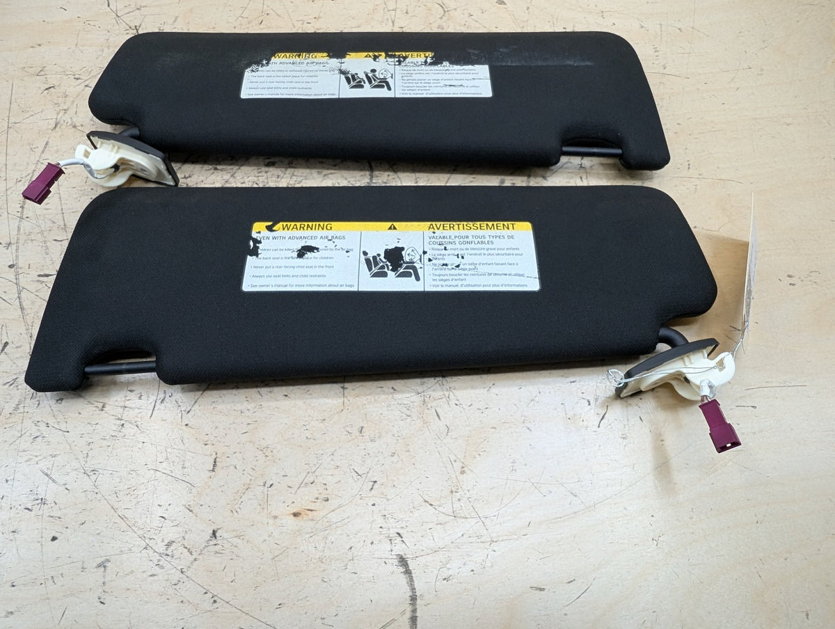 2010-2017 BMW 535i GT xDrive F07 Front Left Right Sun Visor SET 8047533 OEM