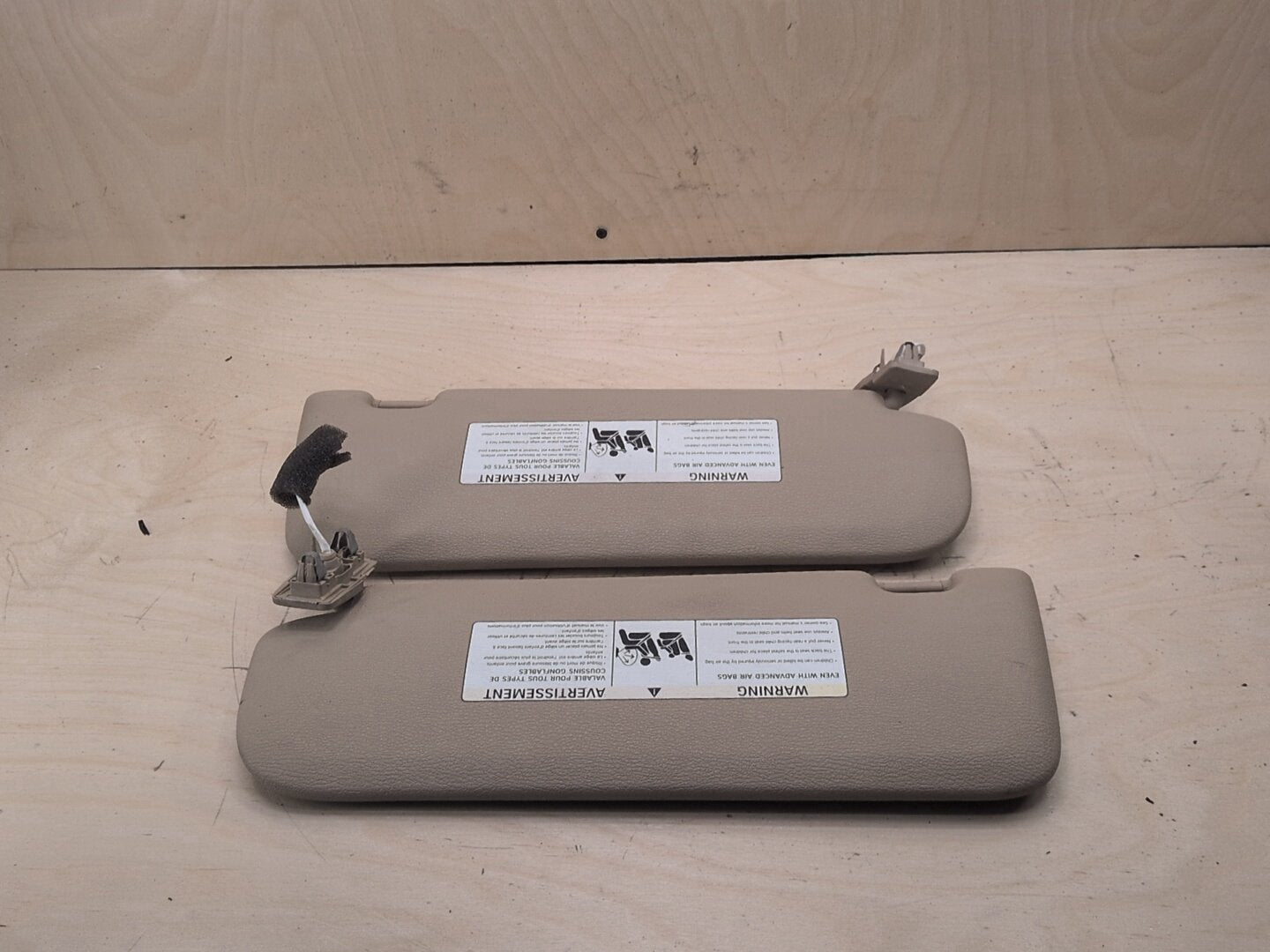 2011-2016 BMW X3 F25 Front Left Right Sun Visor SET 7263571