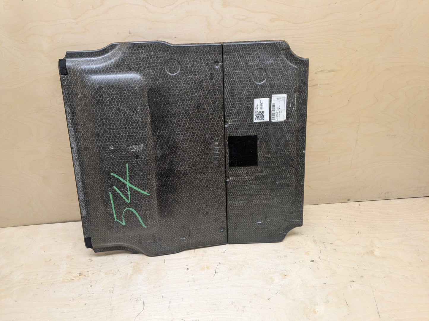 07-13 OEM BMW E93 328 335 Rear Trunk Floor Mat Carpet Cargo Cover Gray