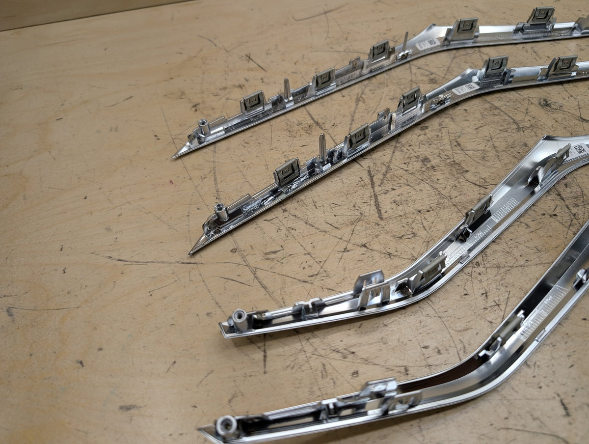 2019-2026 BMW M340i G20 Front Rear Left Right Exterior Door Trim Molding SET 3026716 OEM