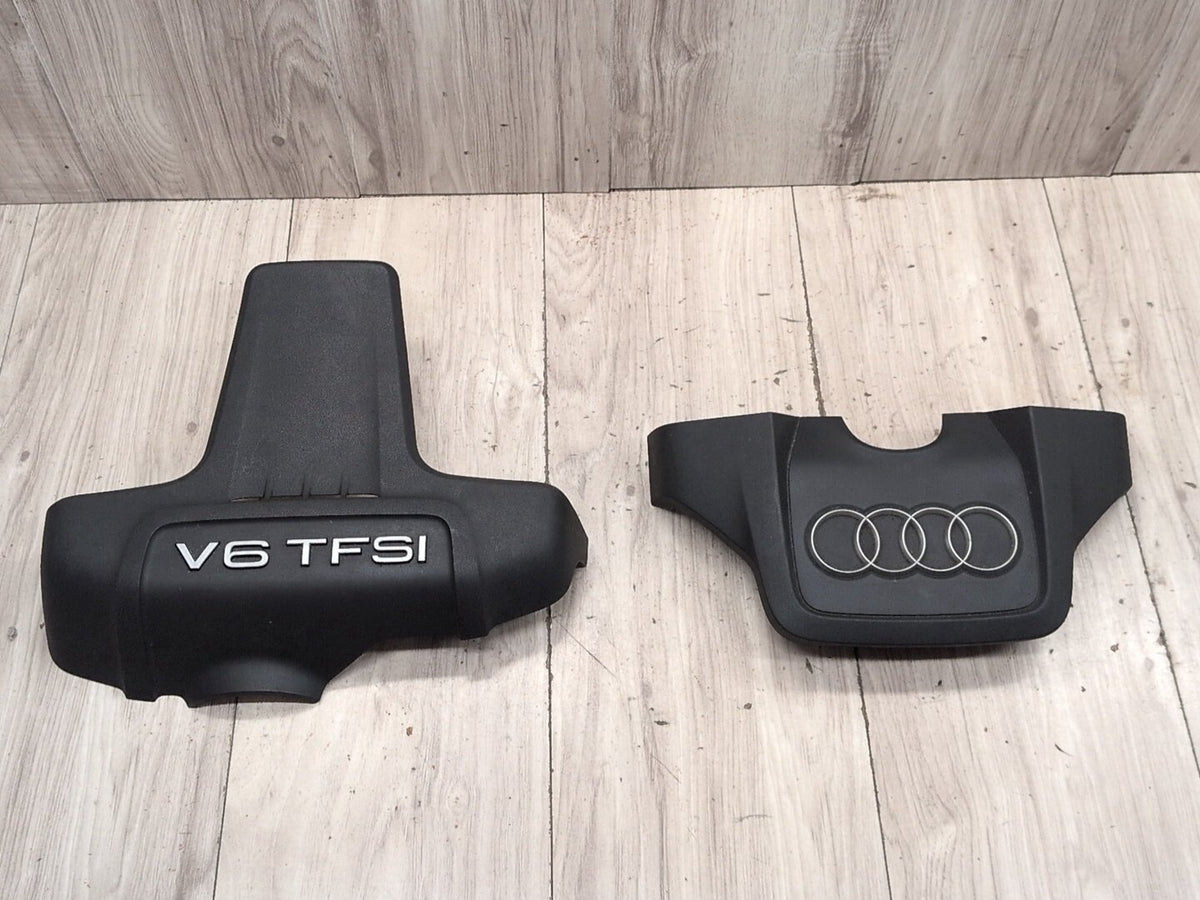 2010-2016 Audi B8 S4 CCBA Front Rear Engine Cover Trim SET 06E103926N