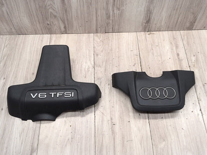 2010-2016 Audi B8 S4 CCBA Front Rear Engine Cover Trim SET 06E103926N